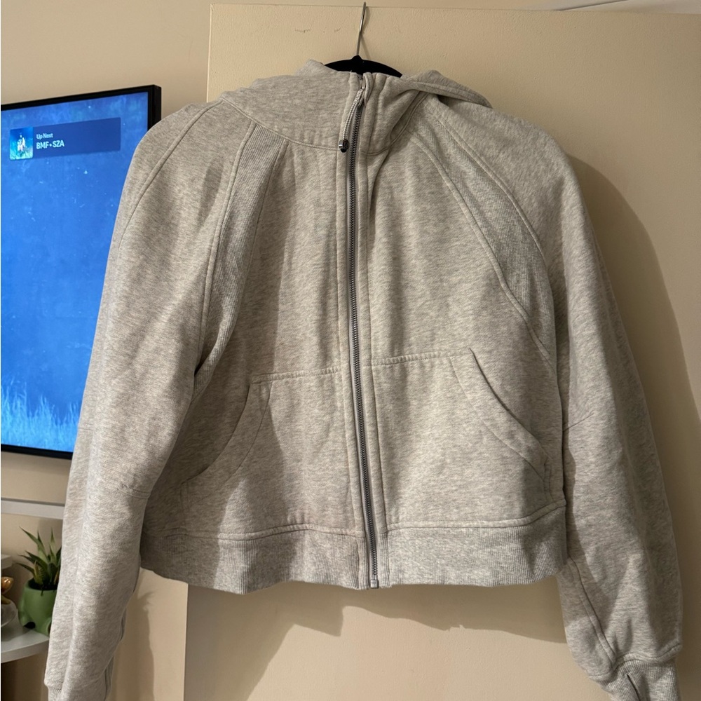 Lululemon Gray Scuba Hoodie